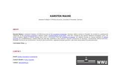 Desktop Screenshot of karsten-mause.com