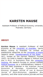 Mobile Screenshot of karsten-mause.com