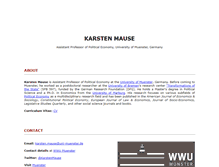 Tablet Screenshot of karsten-mause.com
